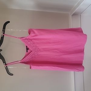 Staccato pink tank